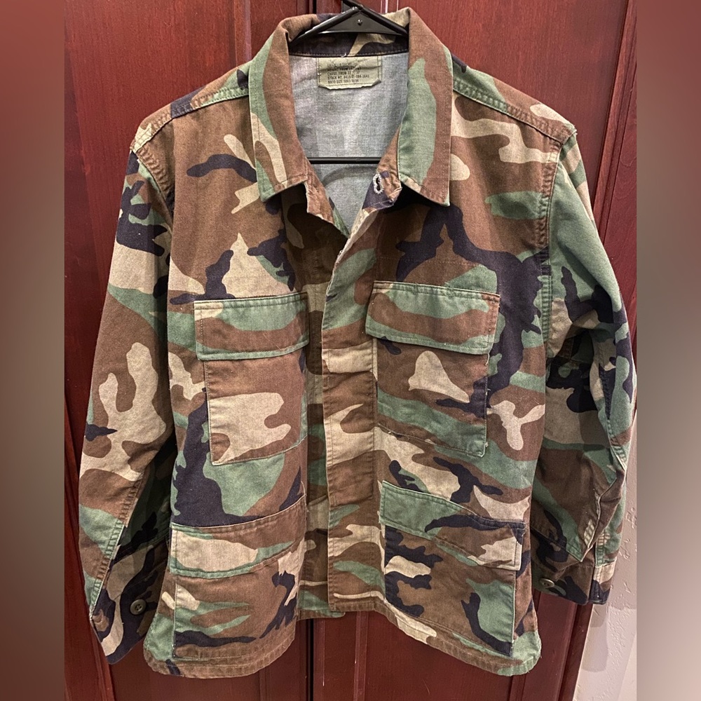 Woodland Camo Combat Coat